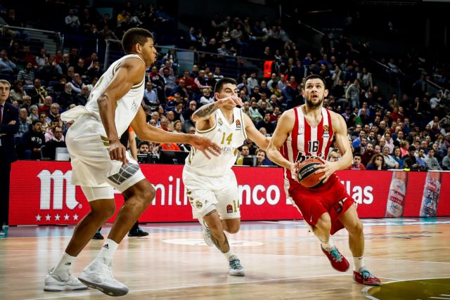 Ήττα για τον Ολυμπιακό στη Μαδρίτη 93-77 από την Ρεάλ