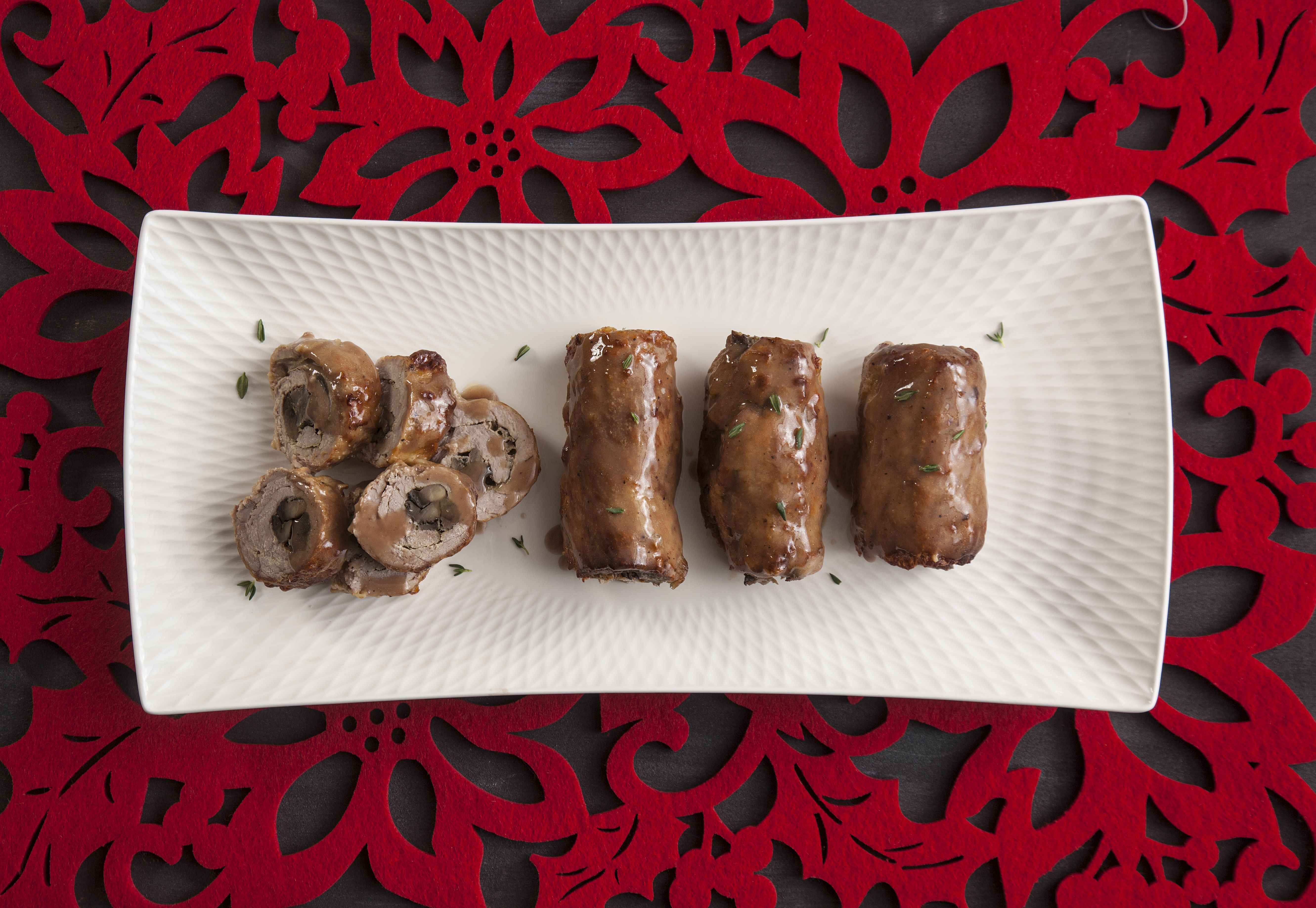 Μοσχαρίσια ρολά γεμιστά