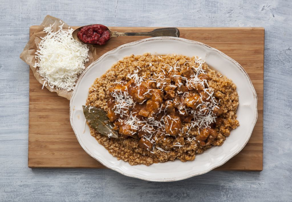 Χοιρινό με χόντρο