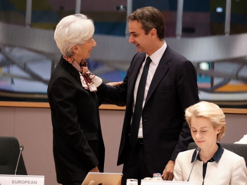 Μητσοτάκης – Λαγκάρντ: Ικανοποίηση για την πορεία των μεταρρυθμίσεων