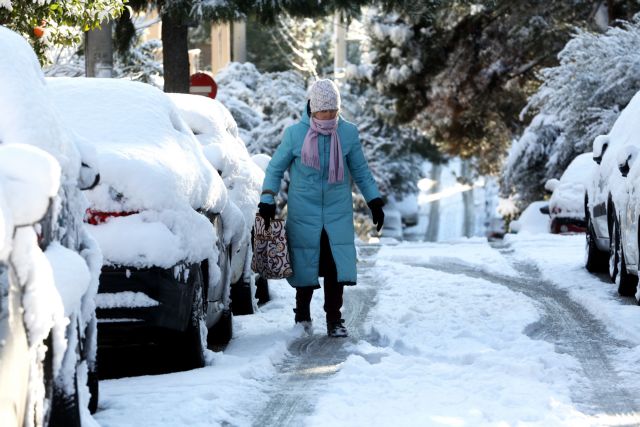 Η Ζηνοβία «πάγωσε» τα θερμόμετρα – Χιόνια σε Πάρνηθα και Πήλιο