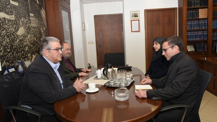Συνάντηση Κουτσούμπα με τον πρέσβη του Ιράν στην Αθήνα