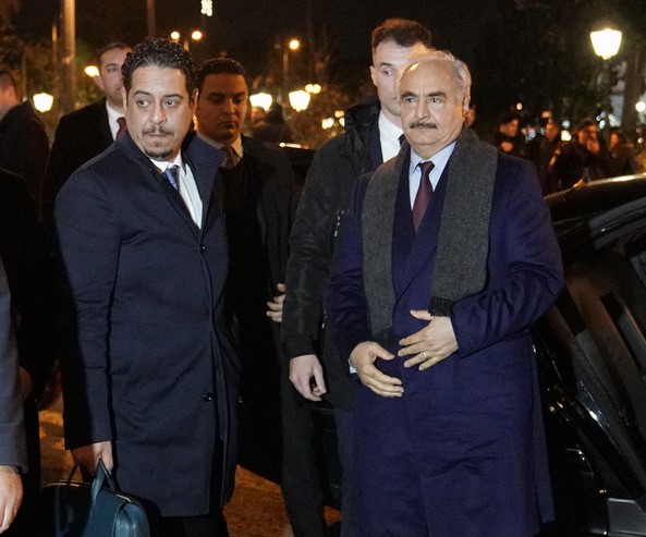 Haftar in Athens for talks with government ahead of Berlin Libya conference