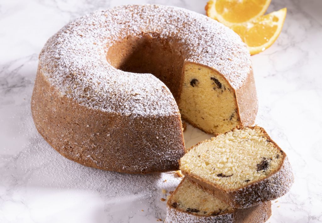 Κέικ πορτοκαλιού με σοκολάτα