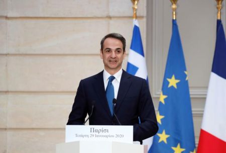 Μητσοτάκης: Η Γαλλία συμπαραστάτης στην προσπάθεια για χαμηλότερα πρωτογενή πλεονάσματα