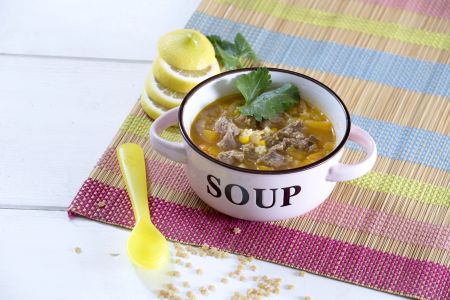 Κρεατόσουπα με αστεράκι και λαχανικά