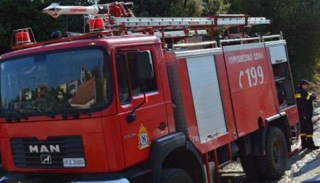 Κατασβέστηκε η φωτιά στο υπόγειο του 1ου Γυμνασίου Ευόσμου