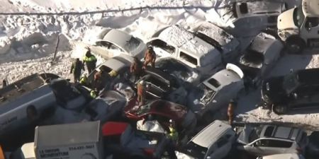 Καναδάς: Καραμπόλα με σχεδόν 200 οχήματα στο Μόντρεαλ