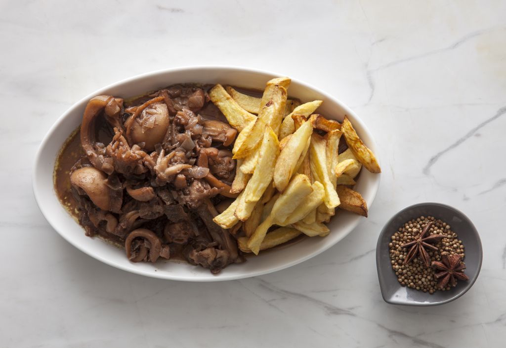 Σουπιές με μπαχαρικά