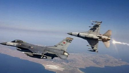 Υπερπτήση τουρκικών F-16 στη Ρω