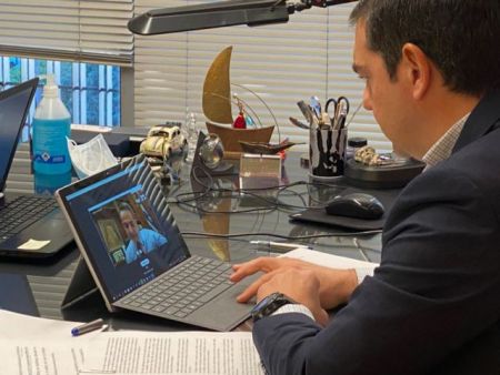 Τηλεφωνική επικοινωνία Μητσοτάκη – Τσίπρα