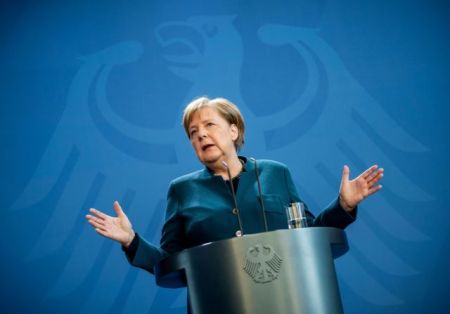 Γερμανία: Αρνητική στο πρώτο τεστ για κορωνοϊό η Ανγκελα Μέρκελ