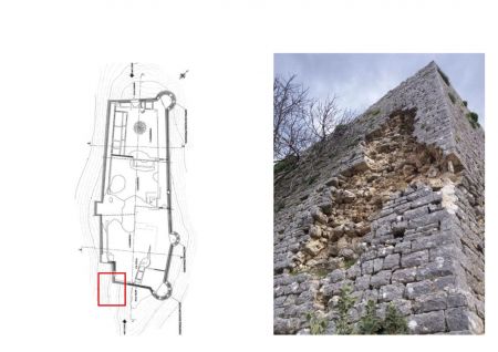 Το Κάστρο Κιάφας «θύμα» του σεισμό