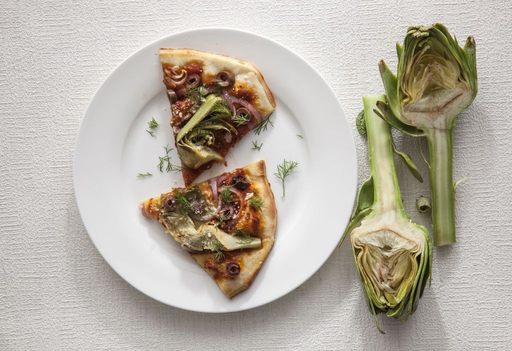 Πίτσα με αγκινάρα