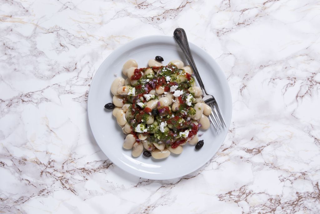 Γίγαντες σαλάτα με μανούρι