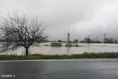 Για 5η φορά πλημμύρισε το  Οροπέδιο Λασιθίου