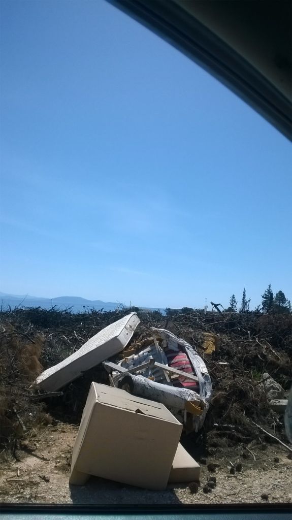 Μάτι: Επικίνδυνο οικόπεδο με τόνους σκουπιδιών και κορμούς δέντρων δίπλα σε κατοικημένη περιοχή