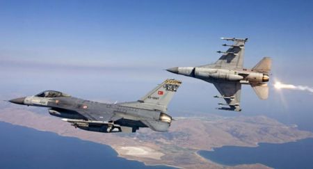 Τουρκικά F-16 πέταξαν και σήμερα πάνω από Αγαθονήσι και Ανθρωποφάγους