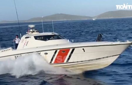 Νέα τουρκική παρενόχληση σε έλληνες ψαράδες στις Οινούσσες (βίντεο)
