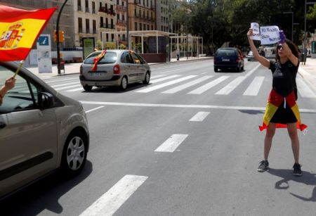 Κορωνοϊός -Ισπανία: Κινητοποιήσεις ακροδεξιών κατά της καραντίνας