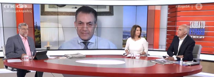 Βρούτσης στο MEGA: Δημιουργήθηκαν 30.000 νέες θέσεις εργασίας τον Μάιο