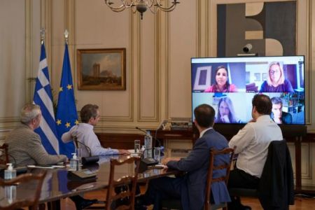 Τηλεδιάσκεψη Μητσοτάκη με τον επικεφαλής της Google στην Ευρώπη