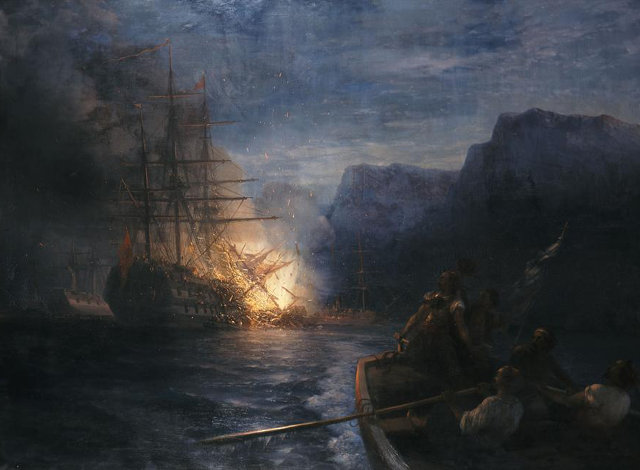 7/6/1822: Η πυρπόληση της τουρκικής ναυαρχίδας από τον Κανάρη | tovima.gr