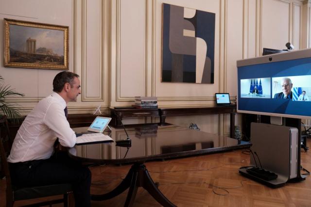 Τηλεδιάσκεψη Μητσοτάκη – Σαρλ Μισέλ για Ταμείο Ανάκαμψης και τουρκικές προκλήσεις