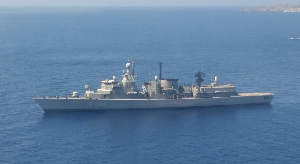 Συνεκπαίδευση Ελληνικού και Αμερικανικού Ναυτικού νότια της Κρήτης