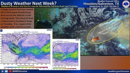 Οι μετεωρολόγοι εκπέμπουν sos -Τεράστιο σύννεφο άμμου από τη Σαχάρα θα σκεπάσει τις ΗΠΑ