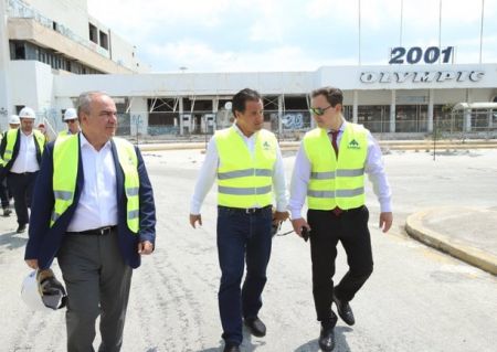 Το εργοτάξιο στο «Ελληνικό» επισκέφθηκε ο Άδωνις Γεωργιάδης