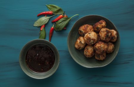 Εξωτικά κοτοκεφτεδάκια