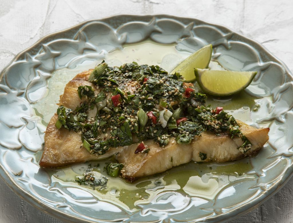 Πέρκα με χυμό λάιμ