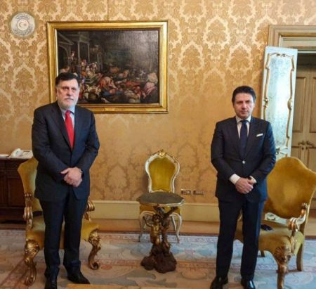 Ρώμη: Συνάντηση Κόντε – Σάρατζ για την κατάσταση στη Λιβύη