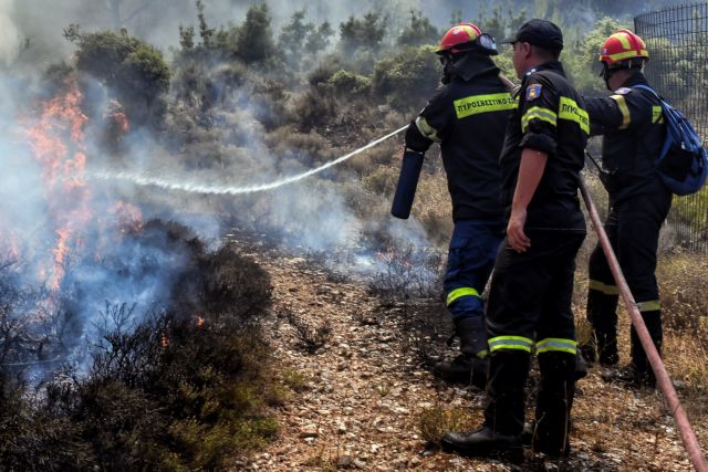 Εύβοια: Οριοθετήθηκε η φωτιά στους Ραπταίους