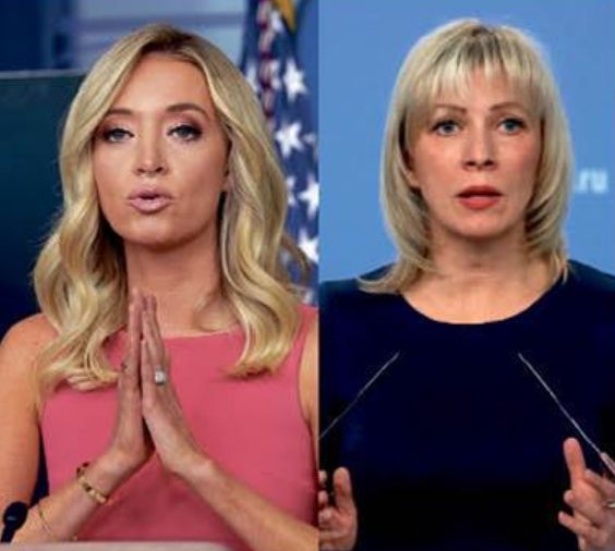 Κέιλι ΜακΕνάνι, Μαρία Ζαχάροβα: Δύο δυναμικές γυναίκες στην παγκόσμια πολιτική σκακιέρα