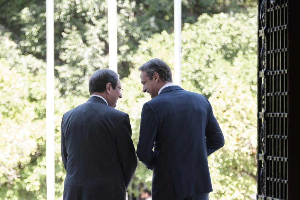 Μητσοτάκης-Αναστασιάδης: Συντονισμός απέναντι στην τουρκική προκλητικότητα