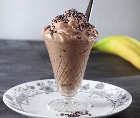 «Παγωτό» σοκολάτα με κομματάκια σοκολάτας