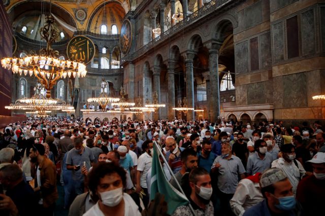 Τα διεθνή ΜΜΕ για την φιέστα του Ερντογάν στην Αγία Σοφία