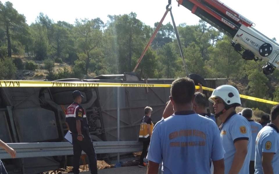Τουρκία: 4 νεκροί και 27 τραυματίες σε τροχαίο με λεωφορείο που μετέφερε στρατιώτες