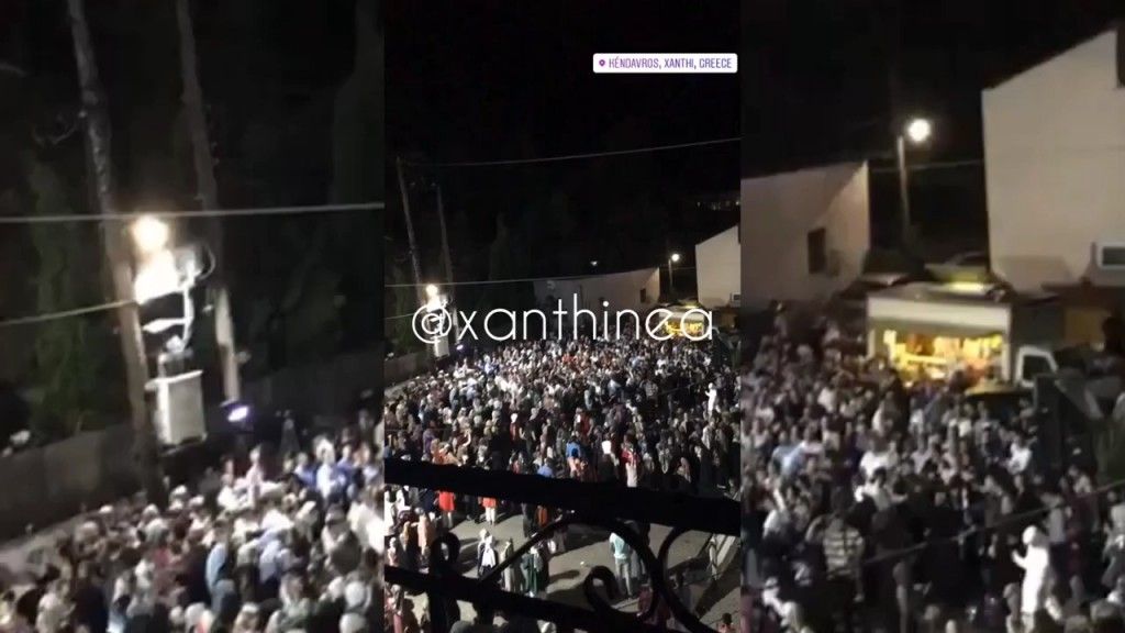 Κορωνοϊός: Απίστευτος συνωστισμός σε γλέντι στην Ξάνθη