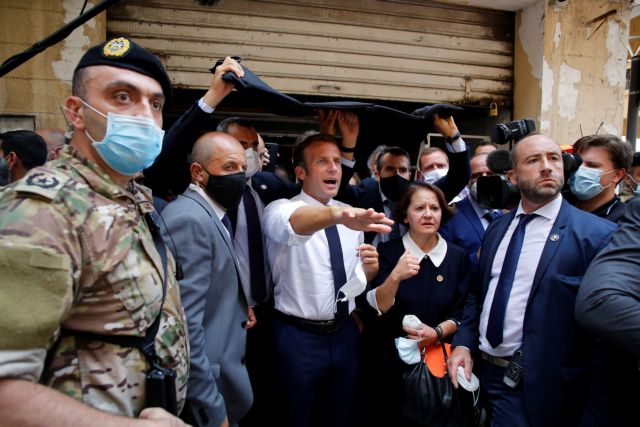 Βηρυτός: Ζητούσαν από τον Μακρόν να διώξει την κυβέρνηση