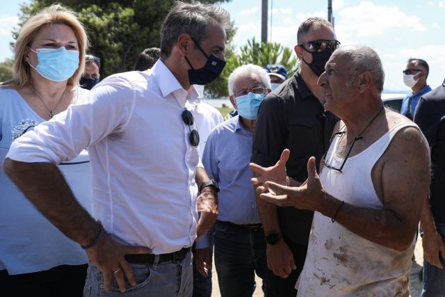 Εύβοια: Με τους πληγέντες μιλά ο πρωθυπουργός