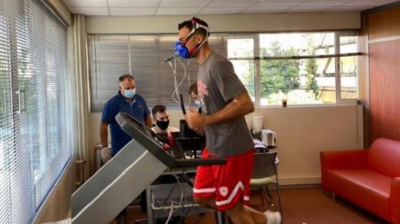 Ολυμπιακός : Πέρασε από εργομετρικά η ομάδα του μπάσκετ [Εικόνες]