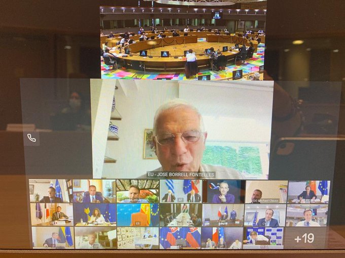 Συμβούλιο ΥΠΕΞ : Πλήρης η στήριξη στην Ελλάδα έναντι της τουρκικής επιθετικότητας