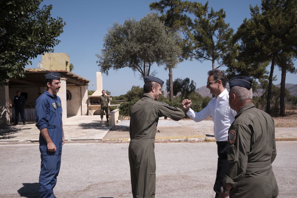 Μητσοτάκης από Σούδα: Αποδείχθηκε έμπρακτα η αποτρεπτική μας ισχύς