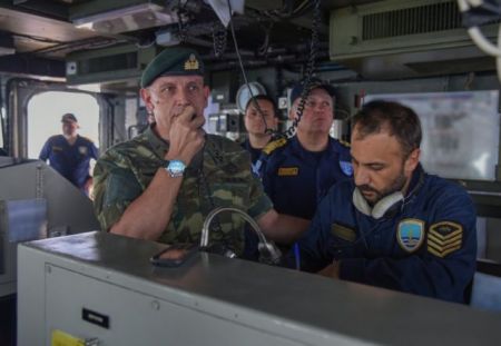 Ο ΑΓΕΕΘΑ στο Κέντρο Επιχειρήσεων του Αρχηγείου Στόλου