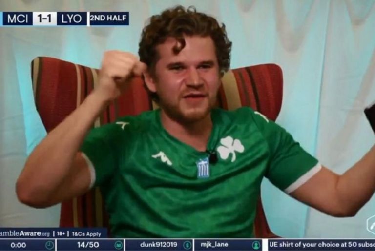 Μάντσεστερ Σίτι – Λιόν : Βρετανός σχολιαστής εμφανίστηκε με φανέλα… Παναθηναϊκού