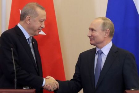 Συνομιλία Πούτιν – Ερντογάν για την Αν. Μεσόγειο