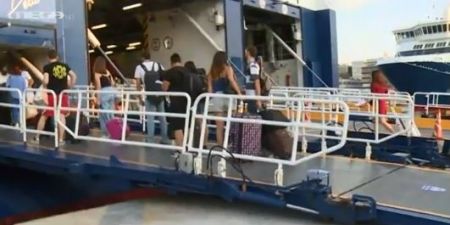 Αυξημένη η κίνηση στο λιμάνι του Πειραιά